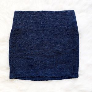 Chic navy blue mini skirt by BCBGeneration